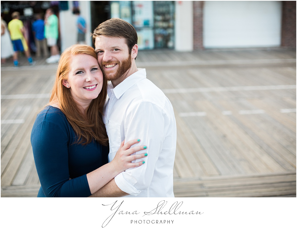 Flanders Hotel Wedding – Ocean City Engagement Session by Haddonfield Wedding Photographers – Rachel+Frank Engagement Photos